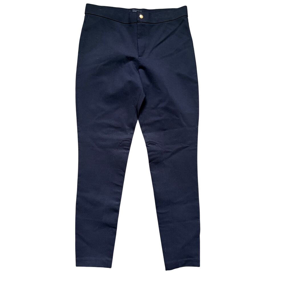 NWT J.Crew F7892 Pixie Snap Front Jodhpur Pants Black High Rise Women’s 10